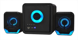 ゲオ、Bluetooth接続が可能なサブウーファー付き2.1CHスピーカーを発売