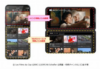最大7番組同時視聴可能！ドコモの5Gスマホに「マルチストリーミング機能」