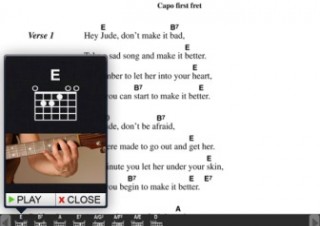 ビートルズの楽曲の歌詞とコードがわかるiPhone/iPad電子書籍アプリ「The Beatles: The Little Black Songbook」
