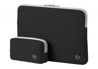 ハクバ、「Chululu」ブランドの13.3型ノートPCインナーケース＆マルチポーチの黒モデルを発売