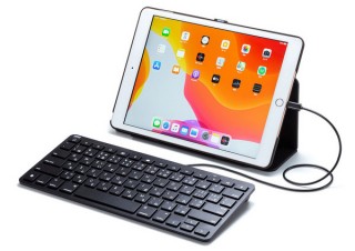 サンワサプライ、Lightning接続式のiPad専用キーボード「SKB-IP3BK」を発売