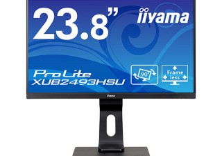 iiyama、USBハブ機能を搭載したフルHD対応の23.8型ワイド液晶ディスプレイを2モデル発売