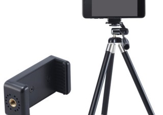 ハクバ、スマホホルダーとアクションカメラ用マウントをセットにした小型三脚キットを発売