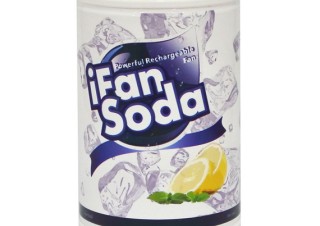 エレス、国旗ステッカーが付属する缶型のポータブルファン「iFan Canfu」を発売