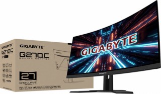 GIGABYTE、曲率1500Rの27型曲面ゲーミングディスプレイを2モデル発売