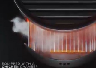 KFC、突如チキンバーレル型でチキン焼き機能搭載の「ゲーム機」を発表