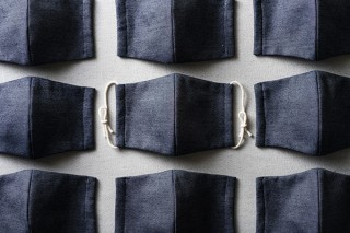 キャン、高級デニム生地「岡山デニム」を原材料にした布マスクを発売