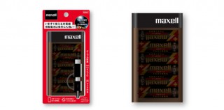 マクセル、アルカリ乾電池6本でiPhone SEを約1.2回充電できるスマホ充電器を発売