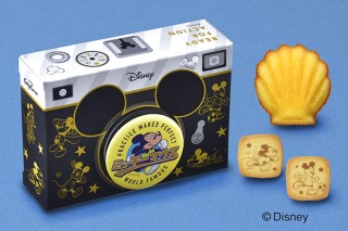 カメラ型BOXがカワイイ！ディズニースイーツギフト。銀座コージーコーナーより