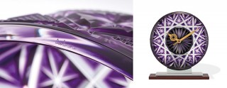 リズム時計、創立70周年記念モデルとして薩摩切子を使用した品格ある置時計を発売