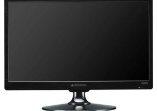 グリーンハウス、白色LEDバックライト搭載23.6型フルHD液晶ディスプレイ