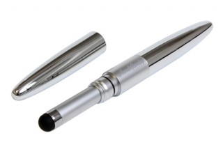 アスク、iPad/iPhone/iPod touchで使えるクロムデザインのスタイラスペン