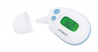 ケイジェイシー、額と耳のどちらでも使える非接触式の体温計を発売