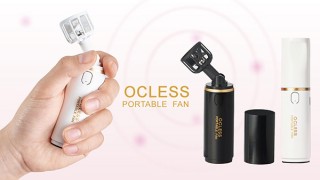 リスティック、重さ89gでコスメのような小型ポータブル扇風機OCLESSを発売