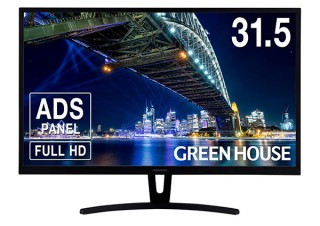 グリーンハウス、31.5型のフルHD液晶ディスプレイ「GH-LCW32A-BK」を発売