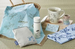 タリーズに、鳥獣戯画のどうぶつ達が踊る6種のオリジナルアイテムが登場