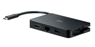 サンワサプライ、Type-CポートをHDMI・LAN・USBに拡張するマルチ変換アダプタを発売
