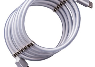 Gloture、磁石の力ですっきりまとまるMagPak充電ケーブルを発売