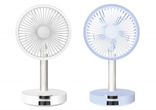 ロア、サーキュレーターにもなるコードレス卓上扇風機「BARSET 4D FAN」を発売