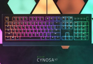 キー単位でバックライトカラー設定ができるRazer入門キーボード「Cynosa V2」