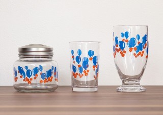ヴィレヴァン、昭和レトロの喫茶気分を味わえるグラス「アデリアレトロ風船」を発売