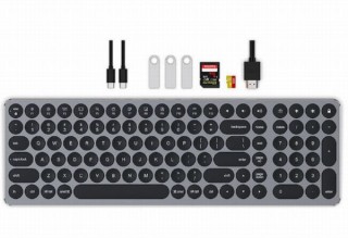 7種類のハブを搭載したシザースイッチの「多機能キーボード」発売