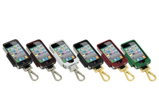 フォーカルポイント、高級本革を使ったiPhone 4用フックスタイルケース