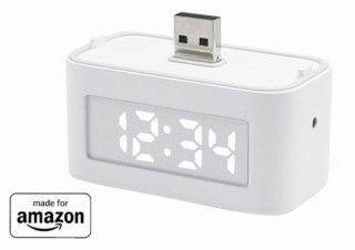 Amazon、スマートスピーカーに時計機能を追加する「スマートクロック」発売