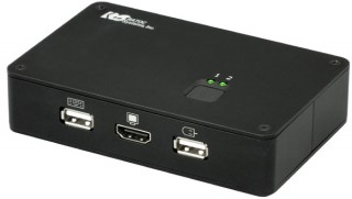 ラトック、2台のコンピュータを切り替えられる4K対応のPC切替器を発売