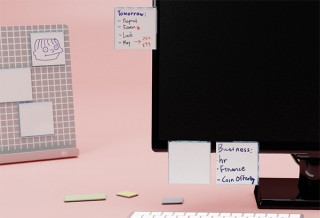 マグネットでくっつく、小さなホワイトボード「Mover Erase ムーバーイレース」