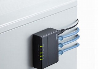サンワサプライ、LANポートを増設できる軽量＆マグネット付きの「スイッチングハブ」発売