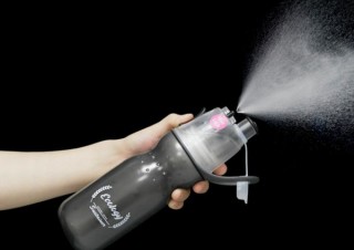 コロナ対策と熱中症予防になるミストシャワー機能付き「ミストウォーターボトル」発売