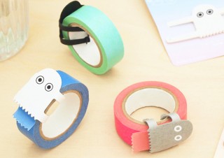 切り口までカワイイ！ モンスター型テープカッター「モンスターハグ」