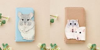 フェリシモ、チンチラやハムスターの表情が変わるかわいいマルチスマホカバーを発売