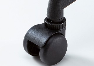サンワサプライ、座ると自動でストッパーが作動するナイロン製キャスターを発売