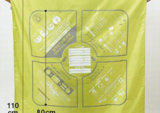 防災準備から避難時まで1枚で8役使えるペット用防災グッズ 「わんにゃん防災便利ふろしき」