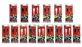 オウルテック、250,000回の屈曲試験をクリアした全35種のUSBケーブルを発売