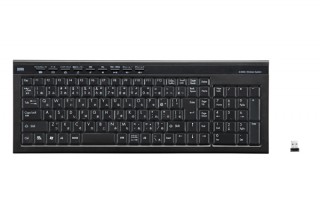 サンワサプライ、極小USBレシーバを採用したワイヤレスキーボード