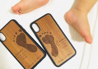 レーザー彫刻で作る、手足型オリジナルiPhoneケース
