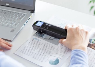 サンワサプライ、場所を問わずにワイヤレスで使えるハンディスキャナ「PSC-HS1BK」を発売