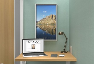 旅先感を演出する窓型スマートディスプレイを搭載した、個人用テレワークルーム「OHACO＋」発表