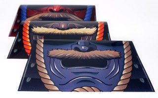 歴史ファンに贈る！ 戦国時代の面頬（めんぼお）をデザインした「マスクケース」
