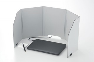 キングジム、手軽に使える折りたたみ式の「パーソナルパーティション」を発売