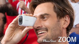 覗きながら写真が撮れる！ 望遠鏡型カメラ「PowerShot ZOOM」。キヤノンより