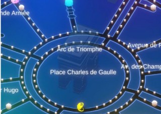 いつもの道がパックマンの迷路に！ バンナムがGoogleマップで「PAC-MAN GEO」開発