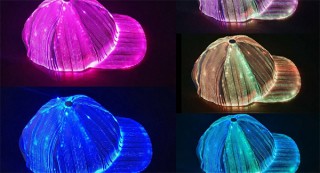 七色に輝く光るアイテムシリーズ第3弾「オーロラキャップ」登場