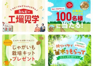 ごみの嵩（かさ）を減らして賞品をゲットする「カルビー ルビープログラム」スタート