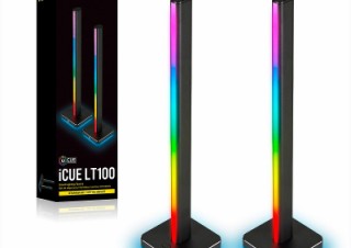 CORSAIR、PCの外側からシステムをライトアップするRGBライティングタワーを発売