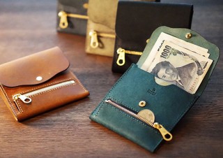 一枚の本革から作られた素材感を愉しむコンパクト財布「ICHI(いち)」