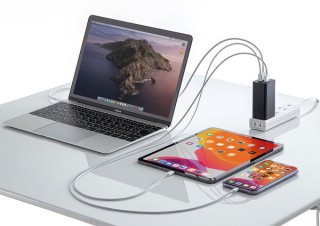 サンワサプライ、窒化ガリウムを採用したUSB PD対応のAC充電器「ACA-PD73BK」を発売